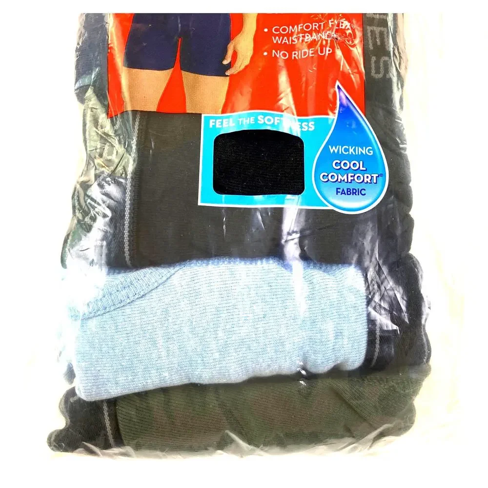 Hanes Boxer Briefs XL 10 Pr/Pk Assorted New with Tags